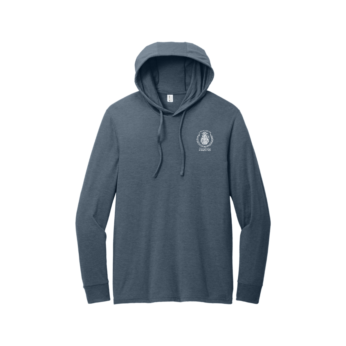 Allmade Unisex Tri-Blend Hoodie Tee - Hippo