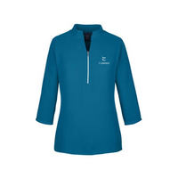 Devon & Jones Women's Three-Quarter Sleeve Crepe Tunic