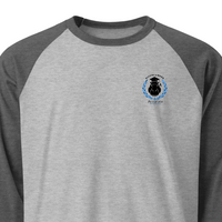 Unisex 3/4 Sleeve Raglan Shirt - Hippo