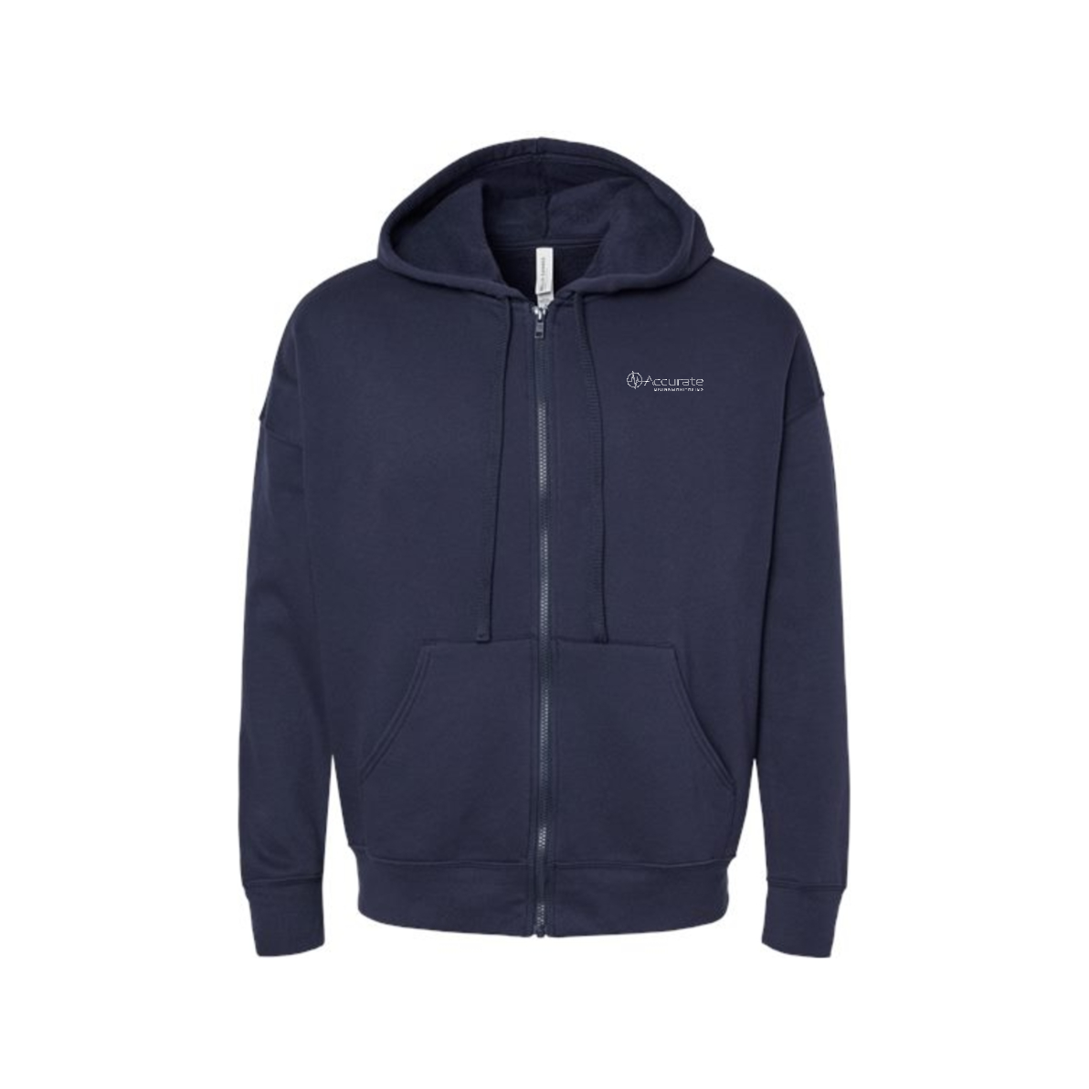 Bella + Canvas Unisex Sponge Fleece DTM Full-Zip Hoodie