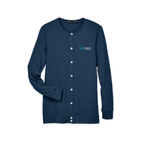 Devon & Jones Ladies' Ribbon Cardigan