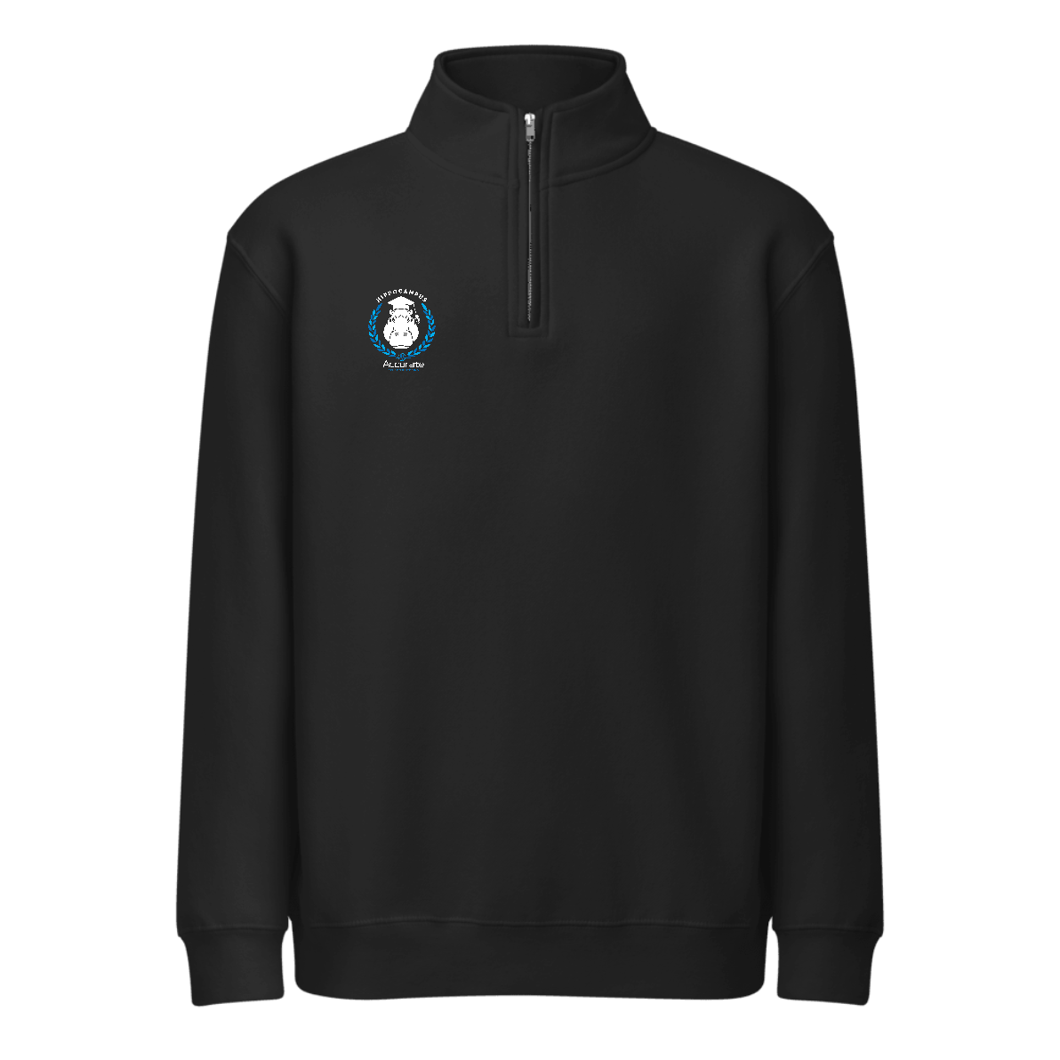 Unisex Premium Quarter Zip Sweatshirt - Hippo