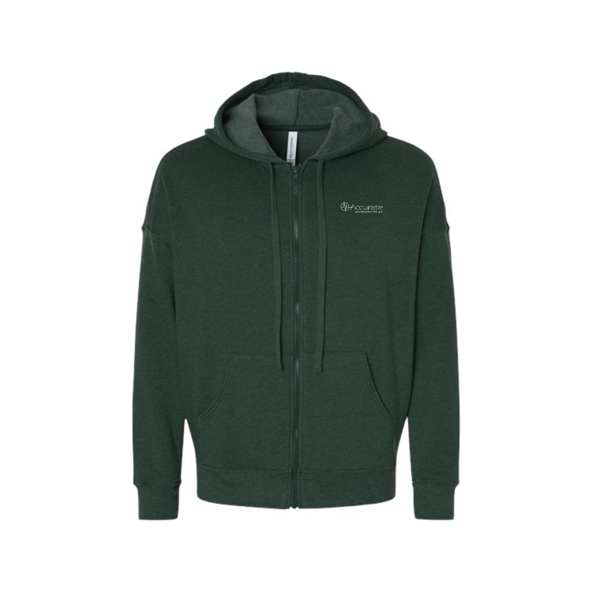 Bella + Canvas Unisex Sponge Fleece DTM Full-Zip Hoodie