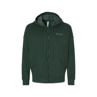 Bella + Canvas Unisex Sponge Fleece DTM Full-Zip Hoodie
