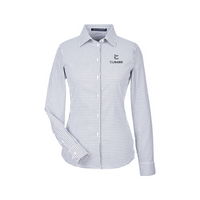 Devon & Jones Performance Ladies' Micro Windowpane Woven Shirt