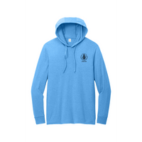 Allmade Unisex Tri-Blend Hoodie Tee - Hippo