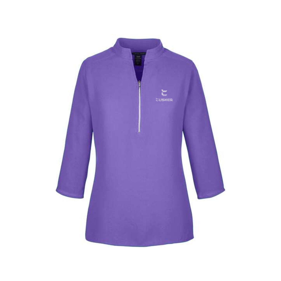 Devon & Jones Women's Three-Quarter Sleeve Crepe Tunic