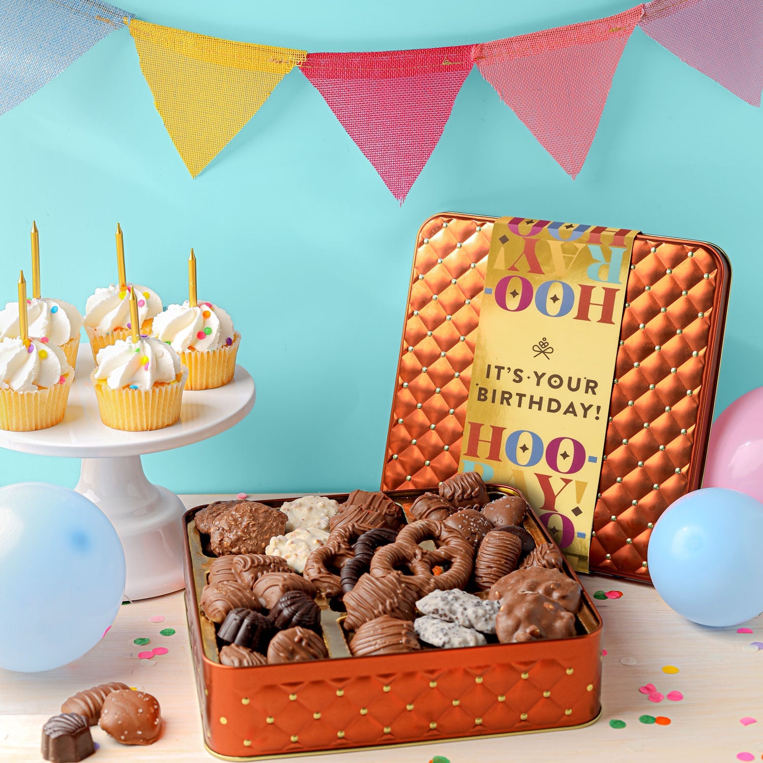 Birthday Chocolate Gift Tin