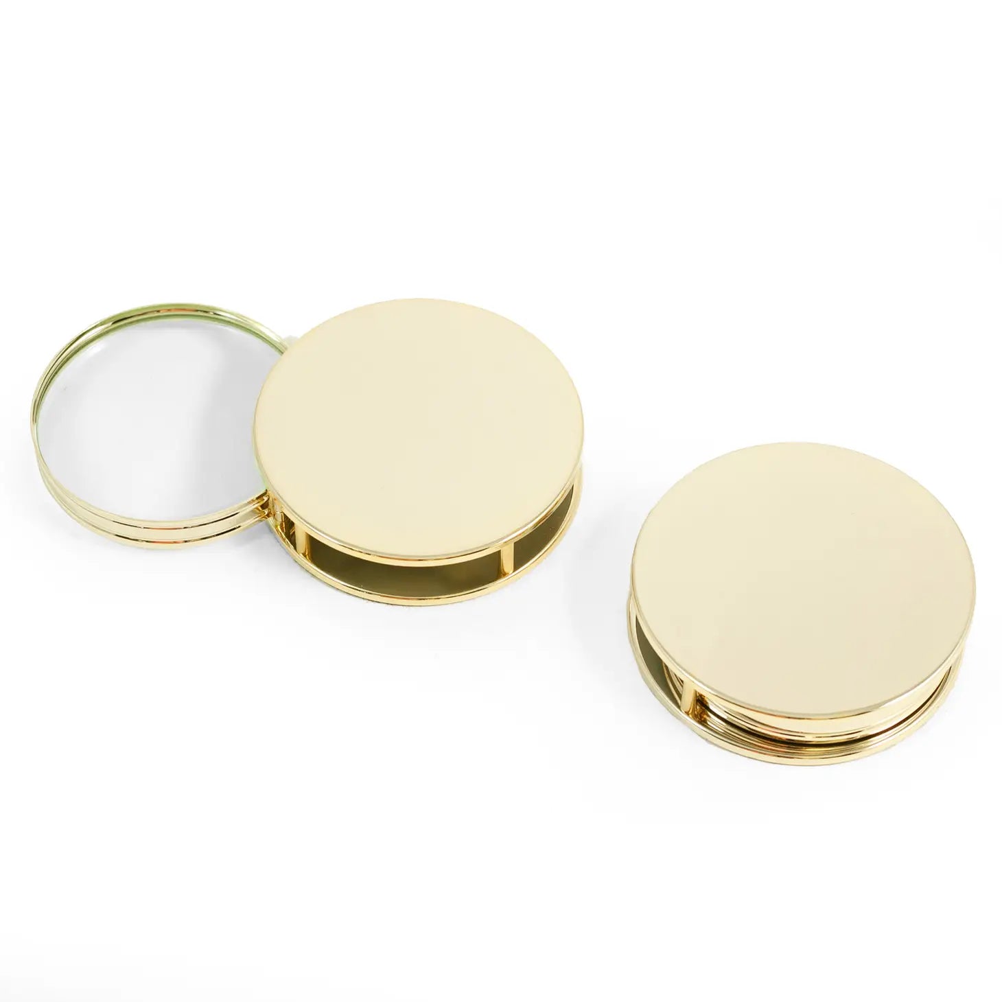 Gold Paperweight & Fold Out Magnifier