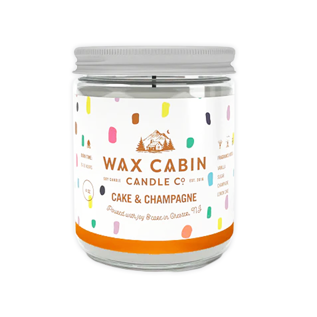 Cake & Champagne Candle