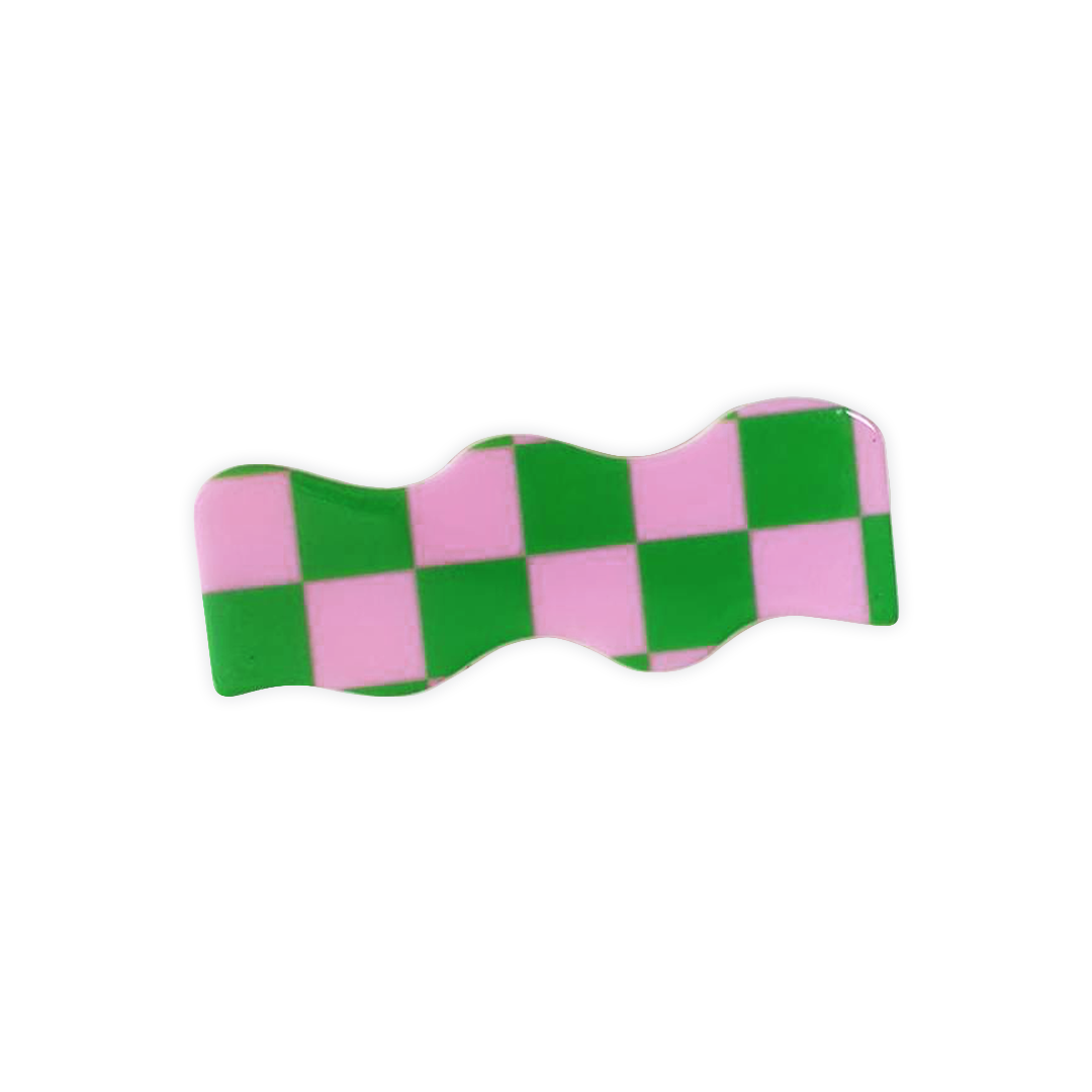 Checkered Barrette