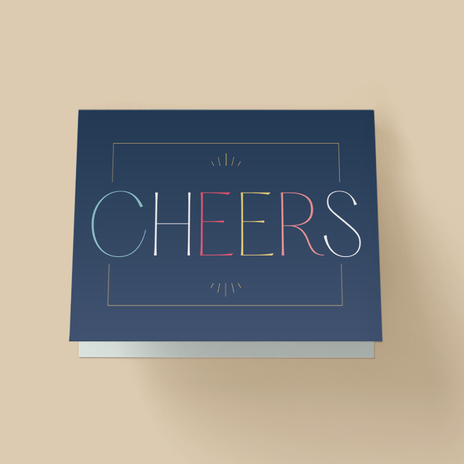 Blue Cheers Card