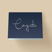 Congrats (navy) Card