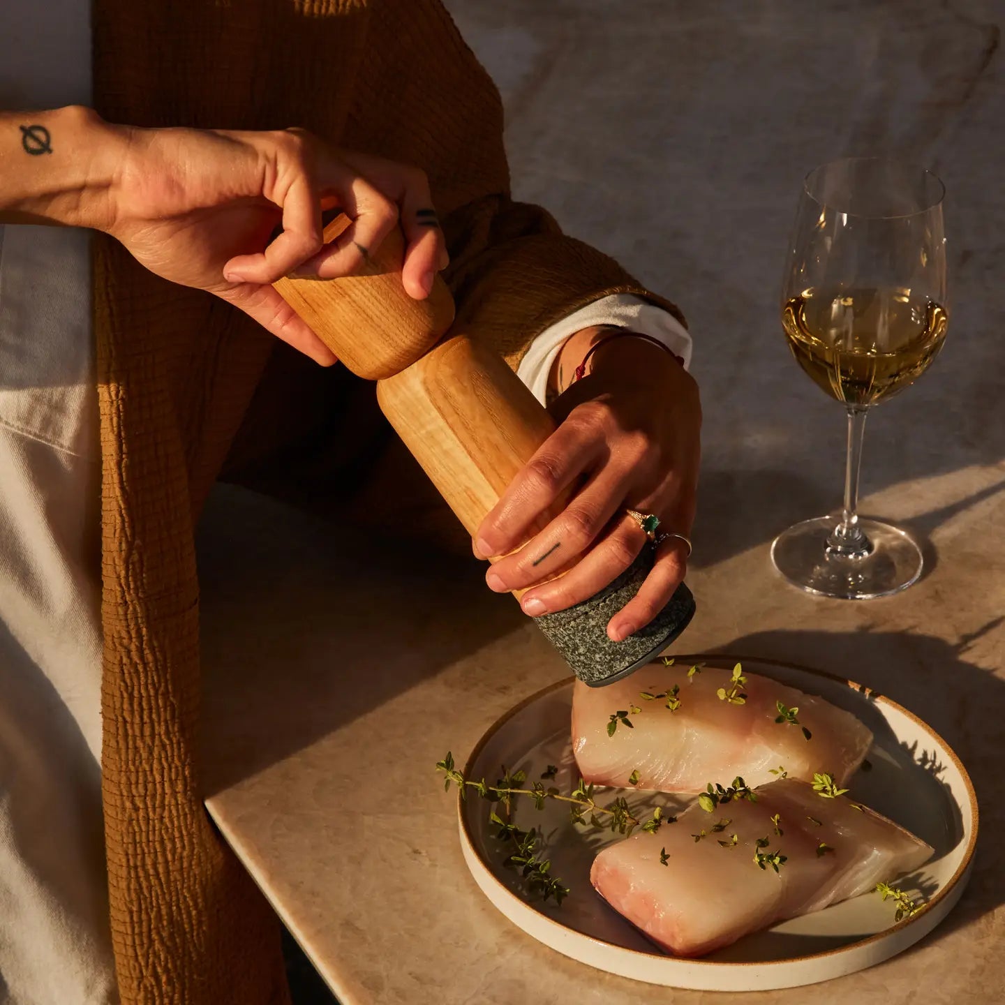 Stone Pepper Mill
