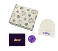 Clasp Acrylic Knit Beanie