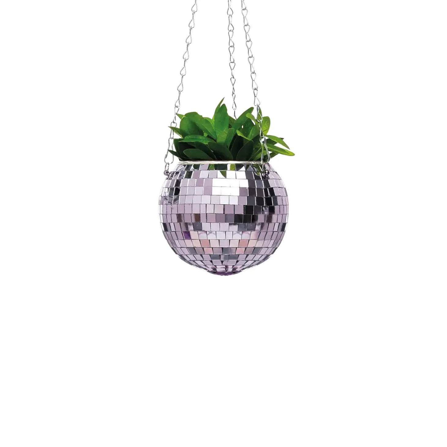 Disco Ball Hanging Planter