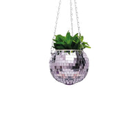 Disco Ball Hanging Planter