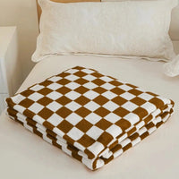 Checkered Throw Blanket
