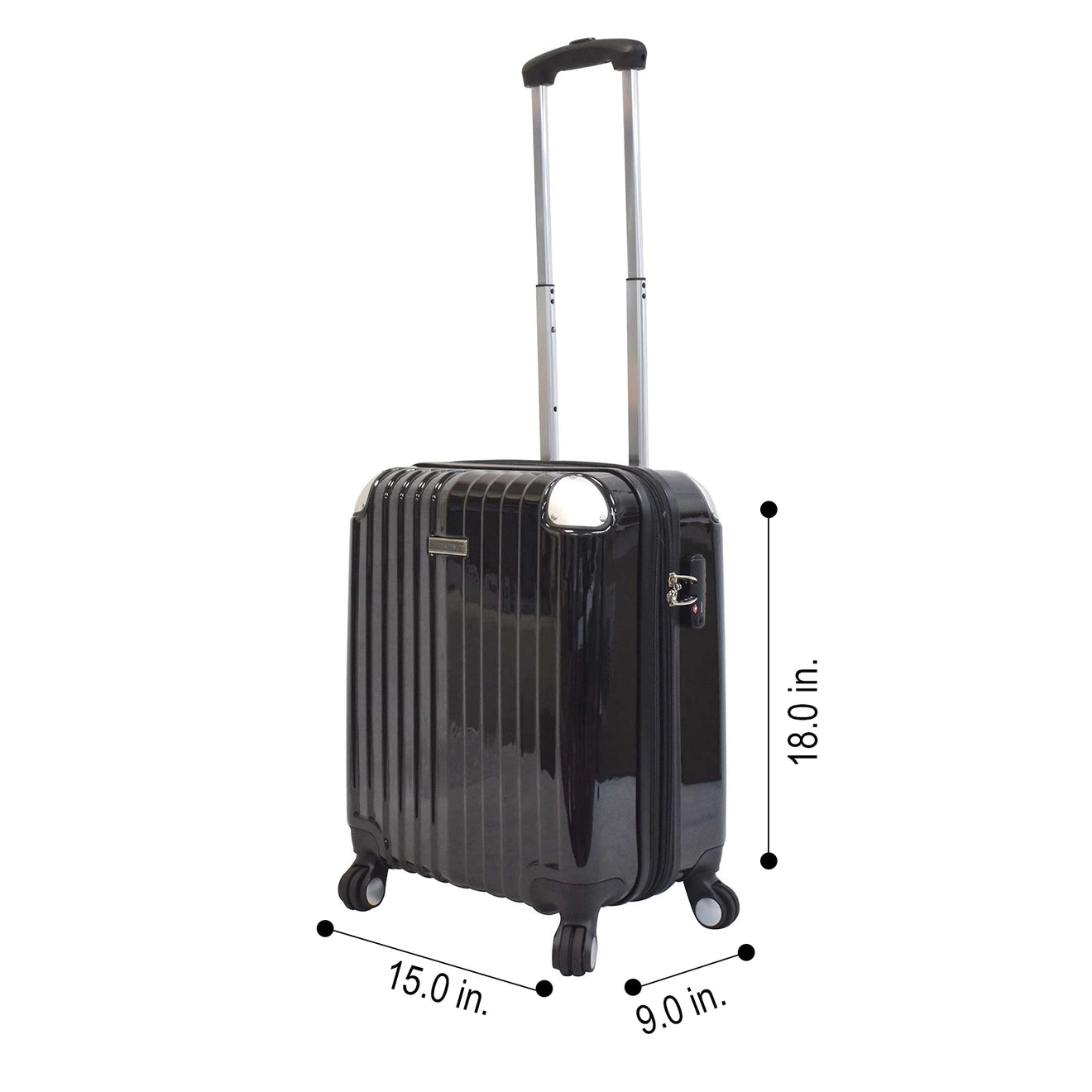 20-Inch Rolling Carry-On Luggage