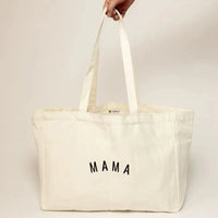 Mama Canvas Tote Bag | Stylish Eco-Friendly Diaper Bag