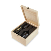 Wine Glass Set of 2 & Corkscrew Gift Box