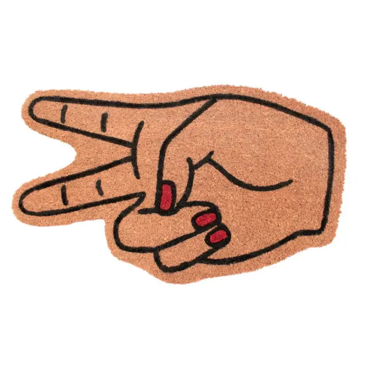Peace Sign Doormat