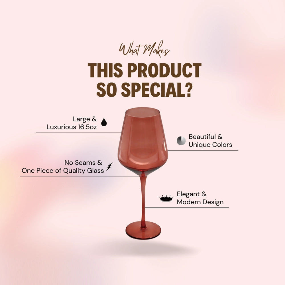 Multicolored Wine Glasses
