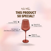 Multicolored Wine Glasses