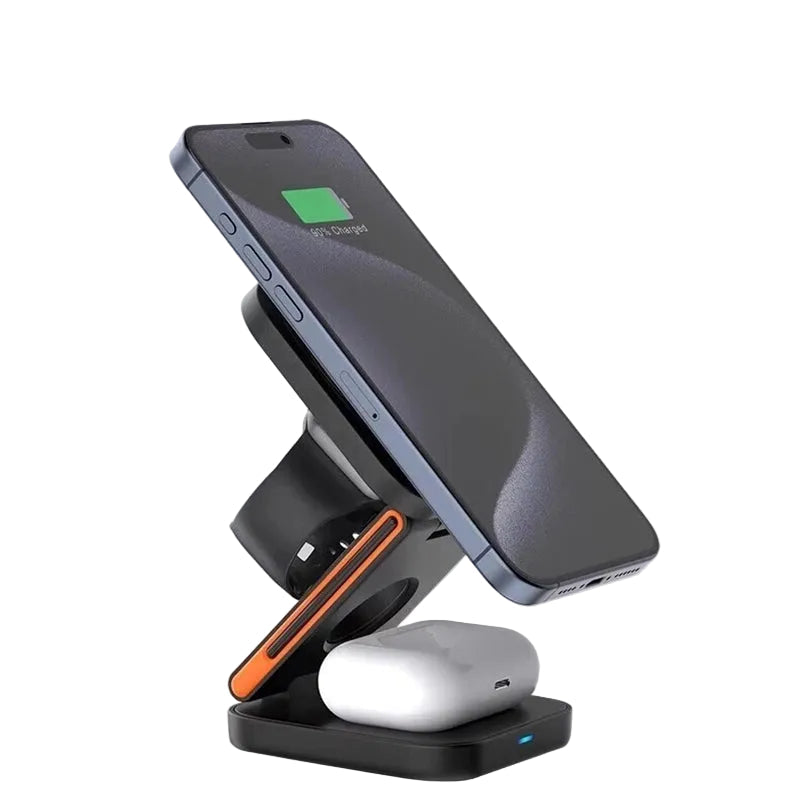 3-in-1 Foldable Wireless Charger Stand