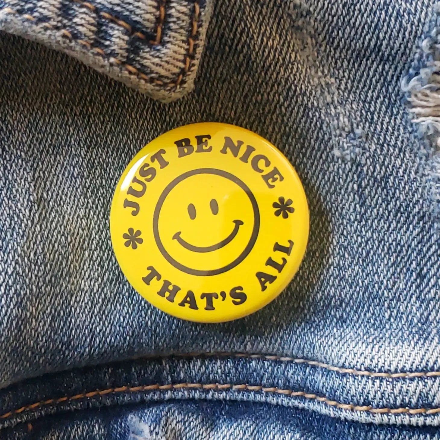 Just Be Nice Pin