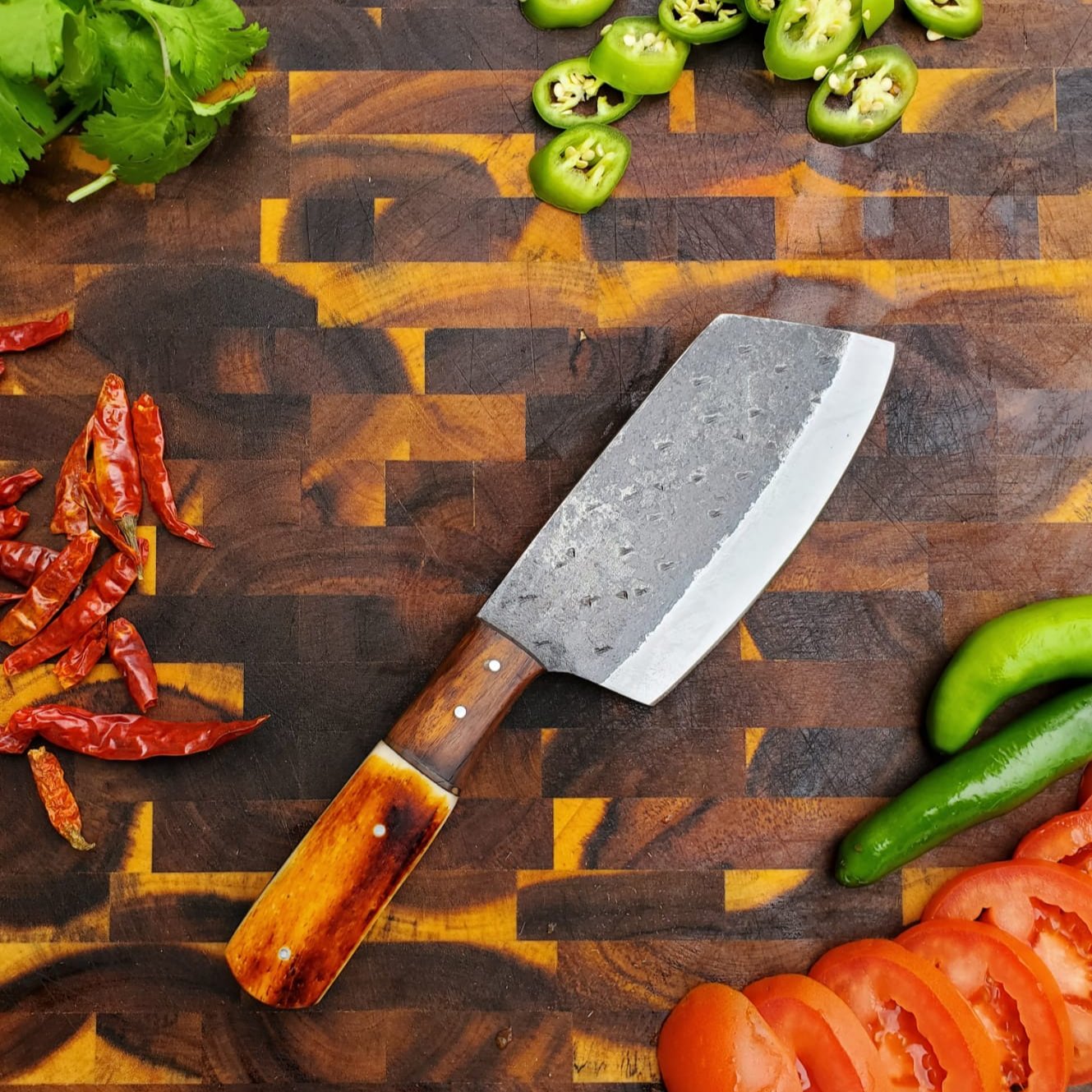 Handmade Carbon Steel Cleaver