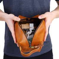 Vegan Leather Toiletry Kit