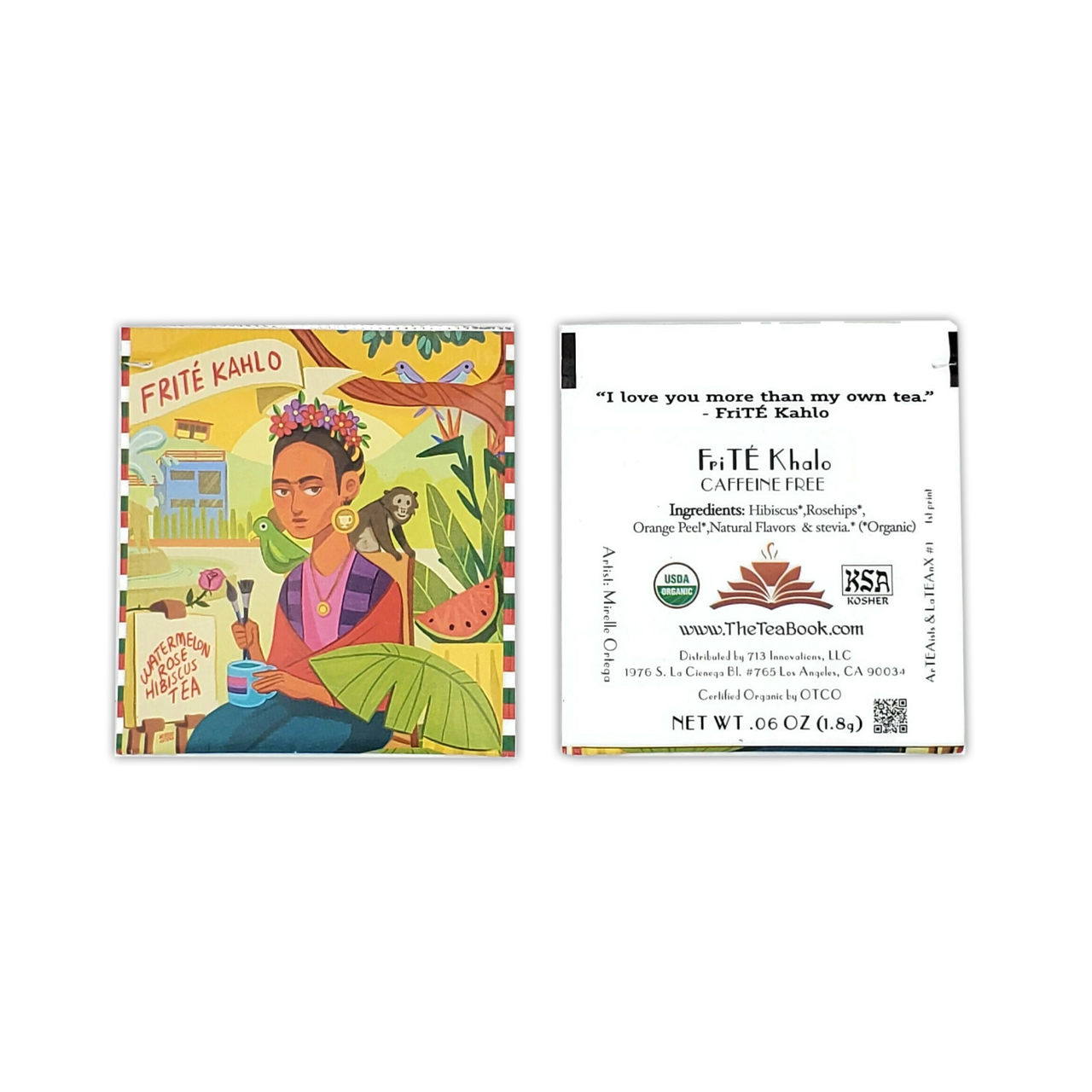 Special Edition Frida Kahlo Watermelon Rose Hibiscus Tea