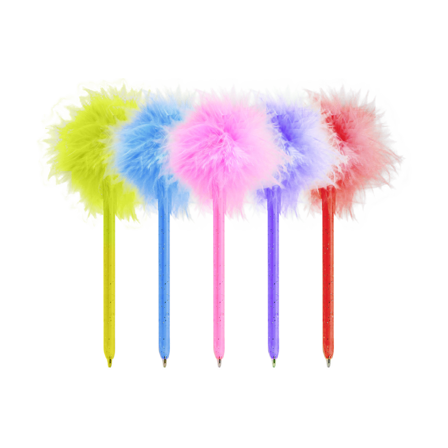 Assorted Color Feather Pen