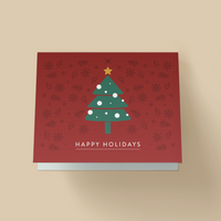 Happy Holidays Red Card