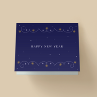 Happy New Year Blue Card
