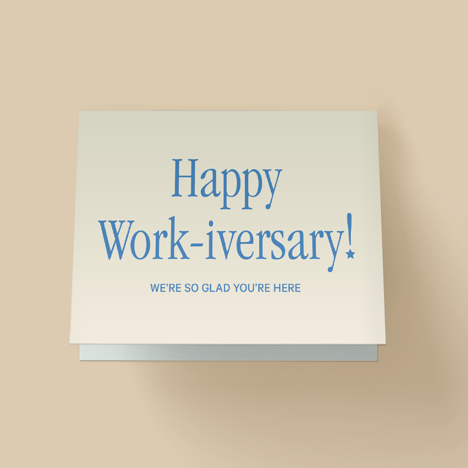 Happy Work-iversary Card