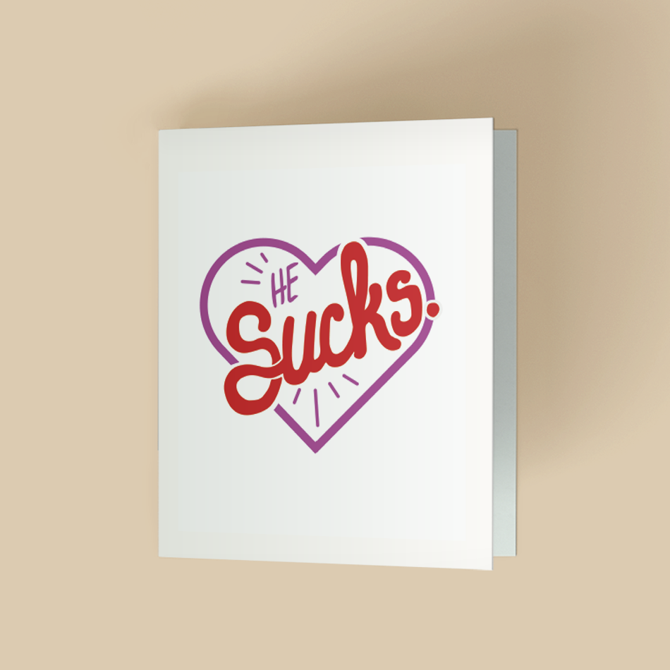 He Sucks Card