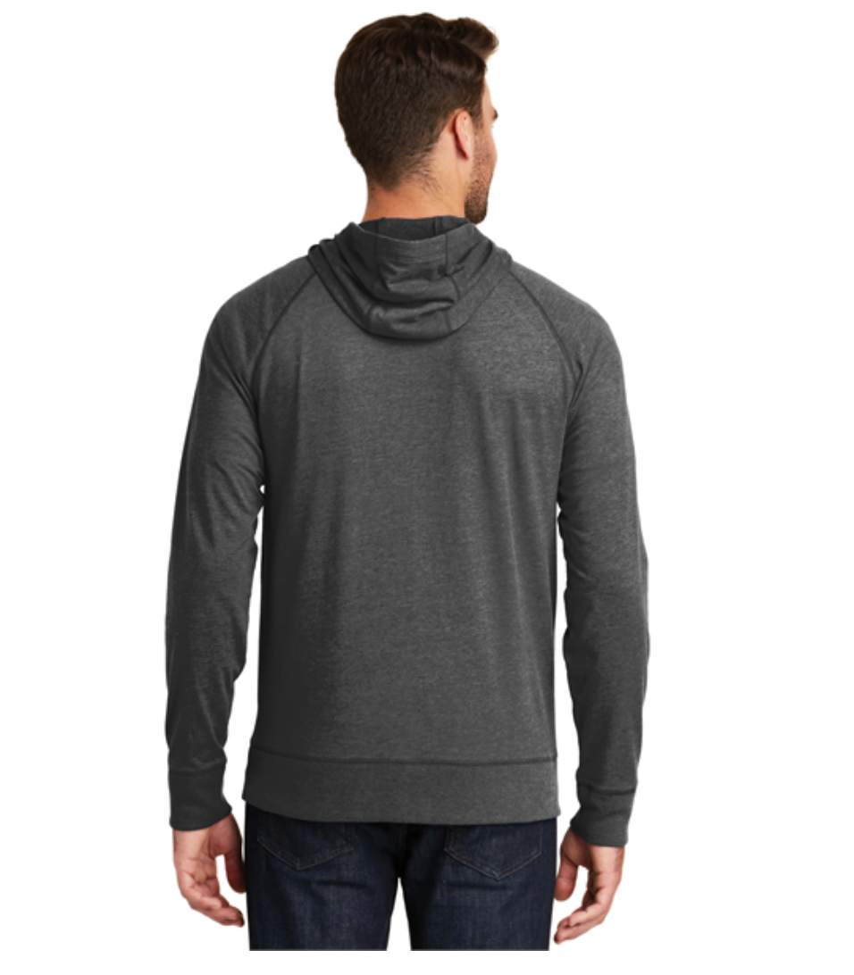 Cotton Blend Full-Zip Hoodie