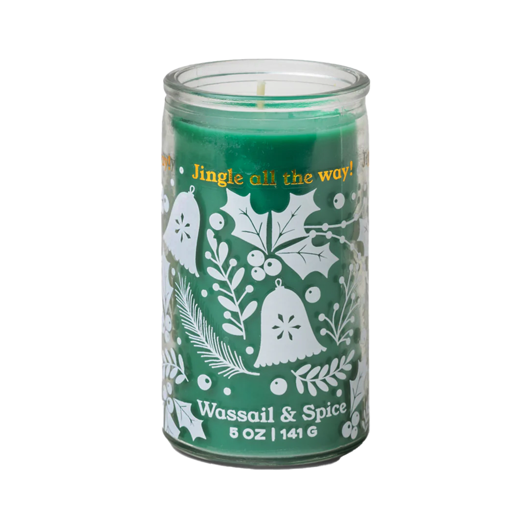 Jingle All the Way Pillar Candle