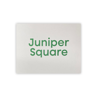 Blank White Juniper Square Card