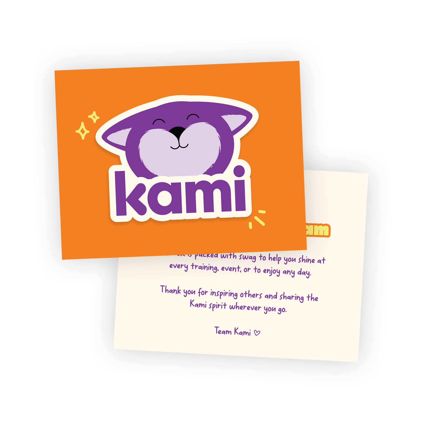 Kami Digitally Printed Card