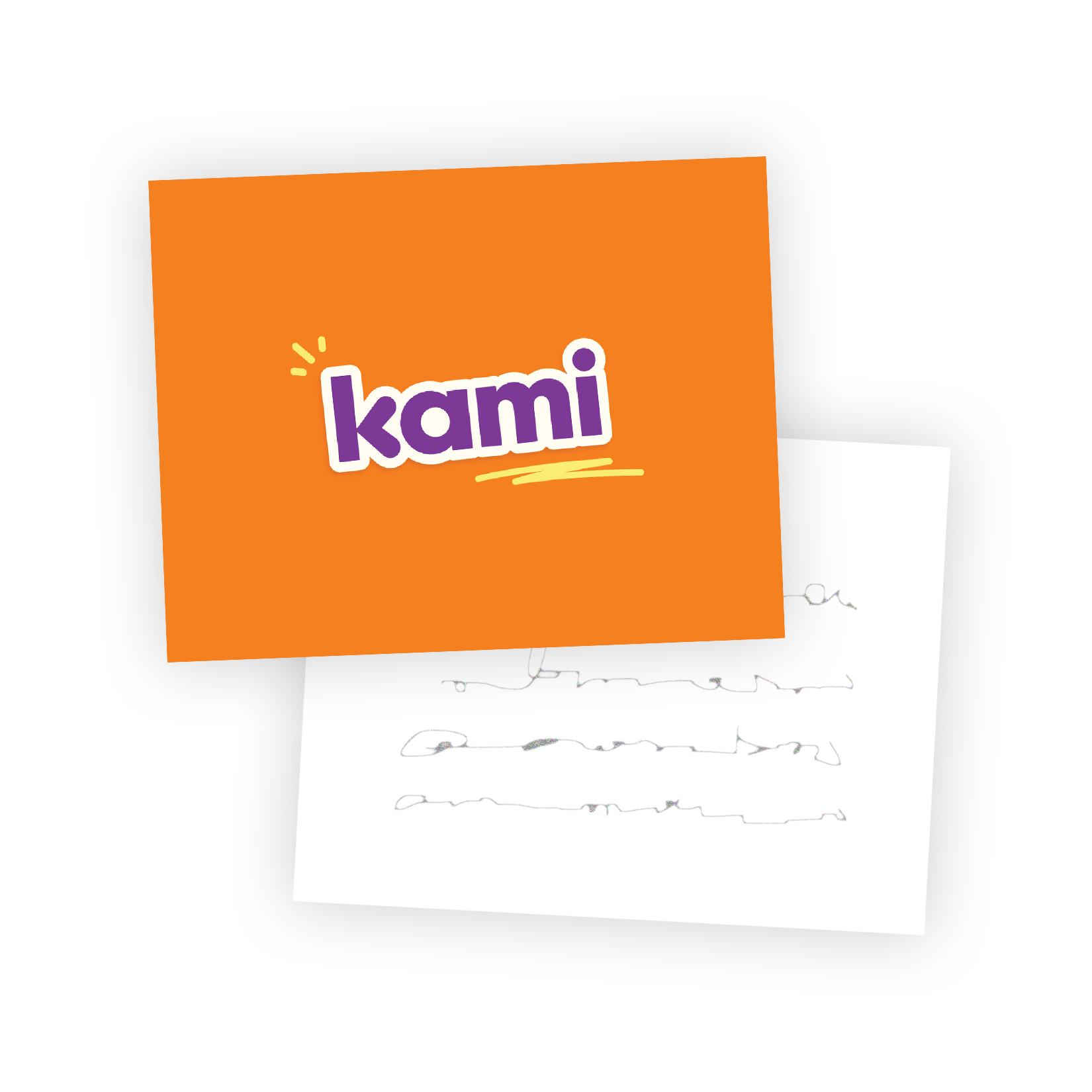 Kami Handwritten Card