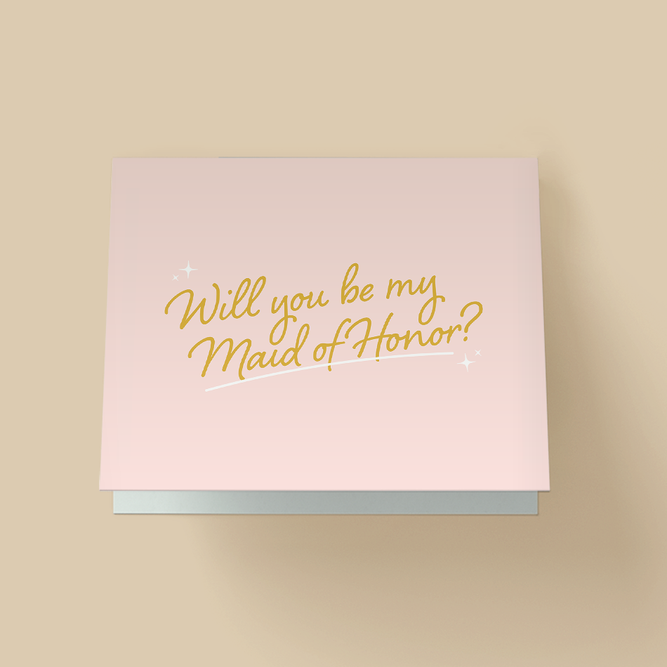 Maid Of Honor Card