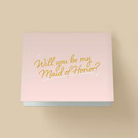 Maid Of Honor Card