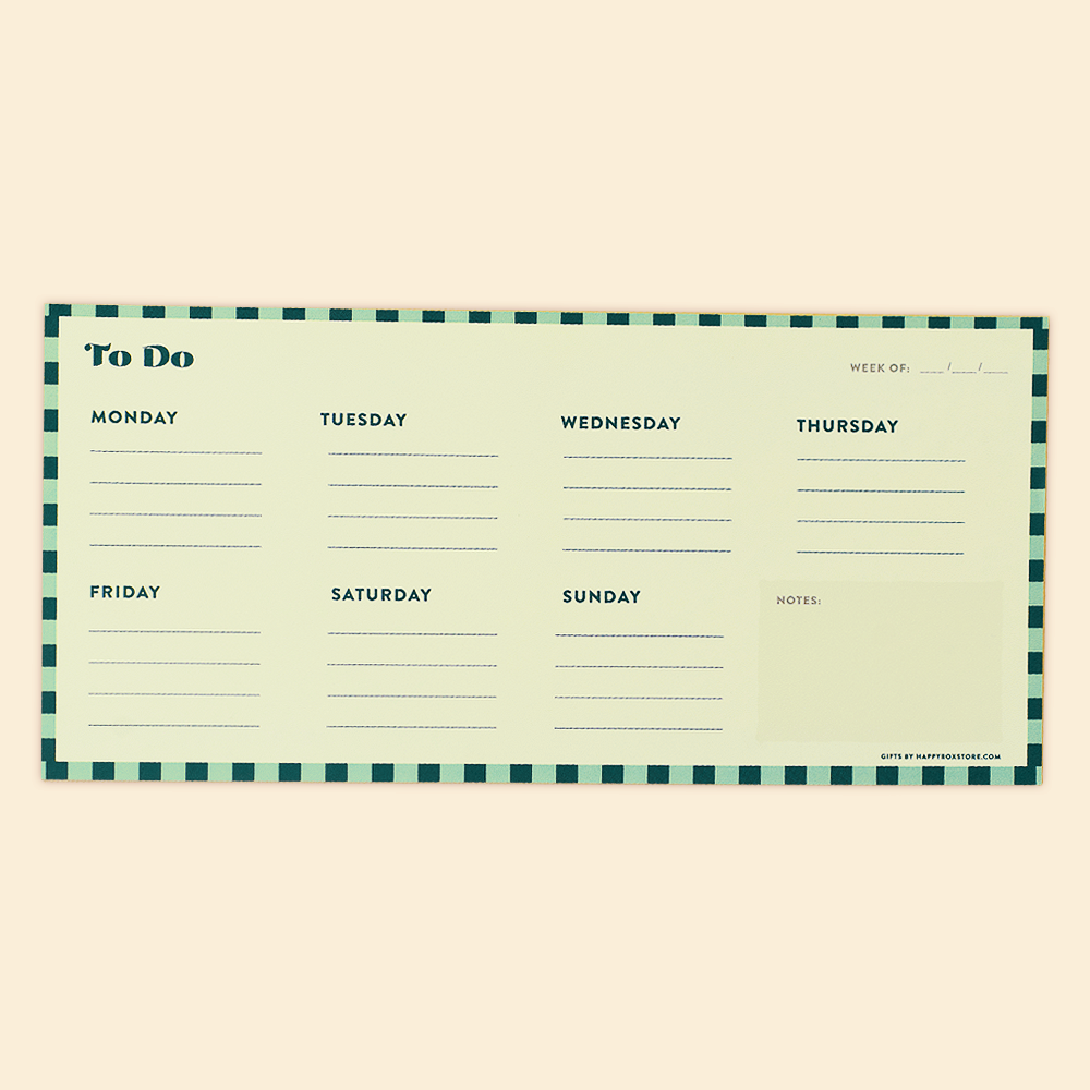 Weekly To-Do Pad