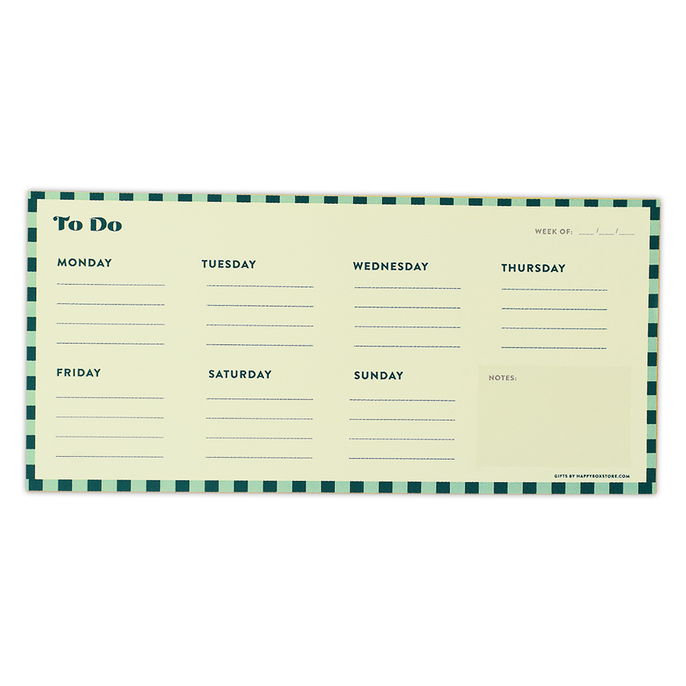 Weekly To-Do Pad