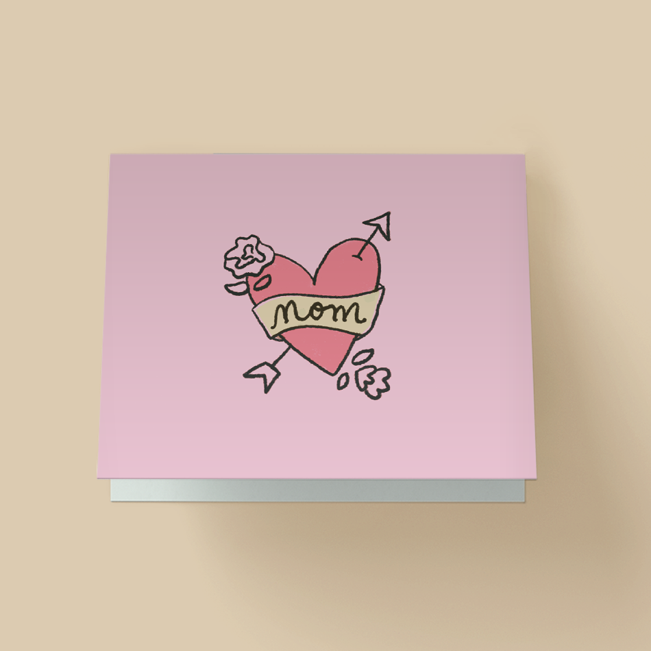 Mom Tattoo Card