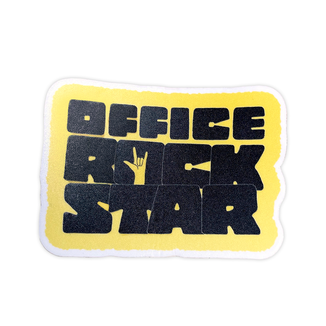 Office Rock Star Sticker