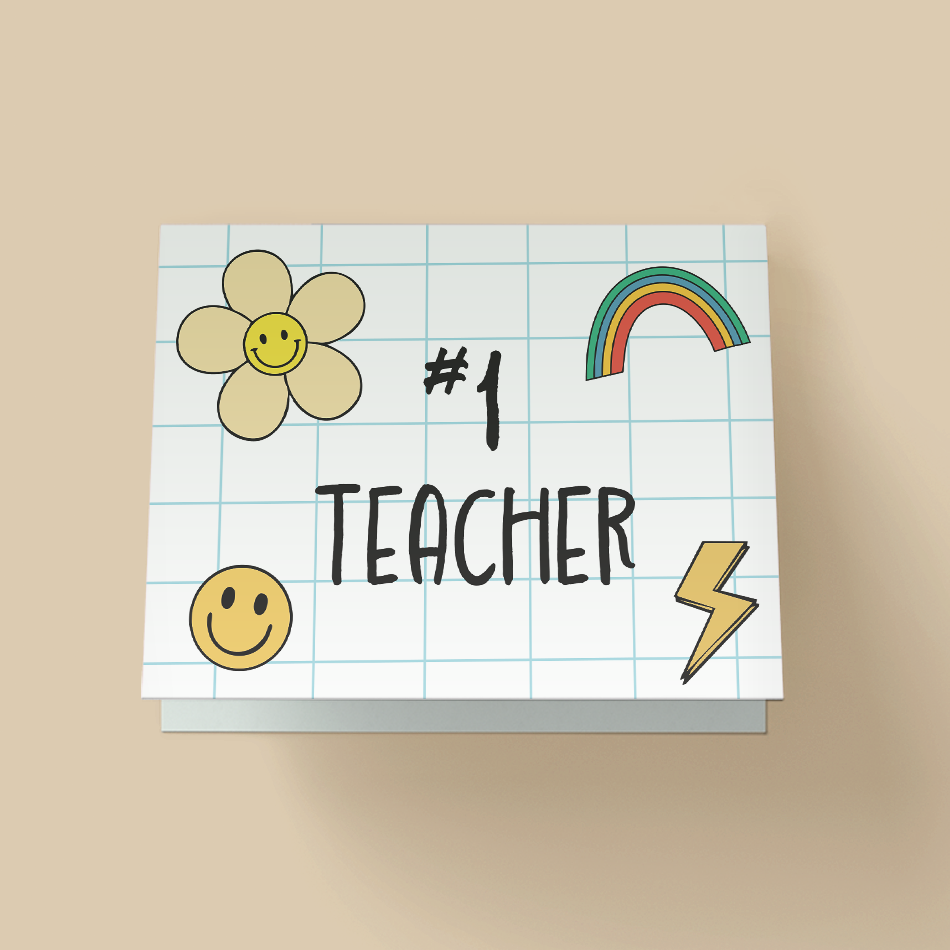 #1 Teacher Card